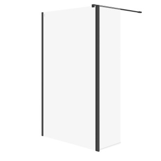 Cersanit Mille SET B795 Walk-In čierny číre sklo S601-182