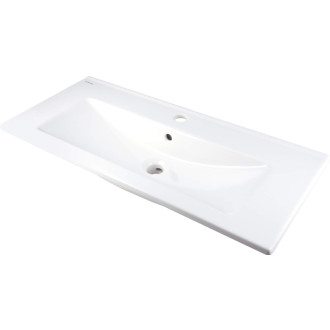 Deante TUBO zápustné umývadlo, biela, 815x360 mm CTU_638M