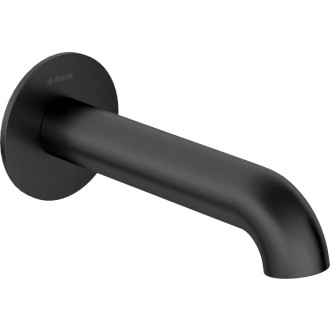 Deante SILIA výtokové ramienko 160 mm, nero NQS_N80K