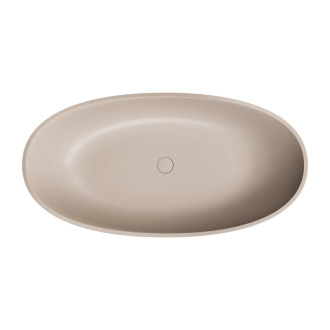Omnires SHELL voľne stojaca vaňa M+, 148 x 75 cm, matný pieskový béžový odtieň SHELL148WWDB