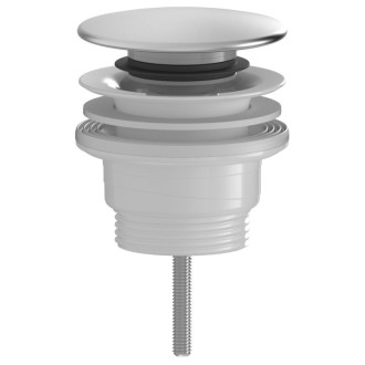 Umývadlová výpusť 5/4“, click-clack, veľká zátka, 4-45mm, ABS/nerez 58685