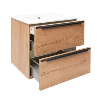 Kúpeľňová skrinka s umývadlom Naturel Nobia 60x60x46 cm dub Sierra NOBIA60ZDS