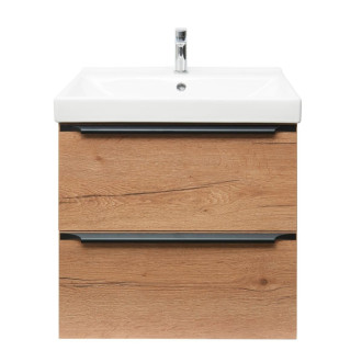 Kúpeľňová skrinka s umývadlom Naturel Nobia 60x60x46 cm dub Sierra mat NOBIA60ZDSVER