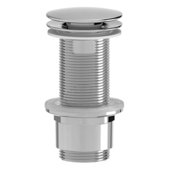 Umývadlová výpusť 5/4“, neuzatvárateľná, veľká zátka, 10-80mm, ABS/chróm CV1232 59350