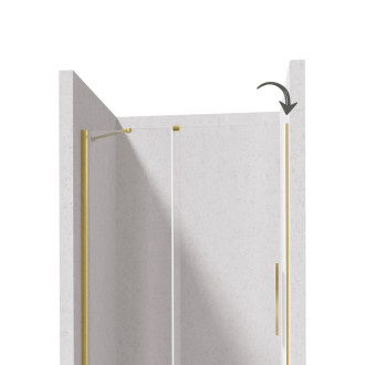 Deante MAGNETIC profil pre PRIZMA Walk-In, zlato KTJ_Z00X