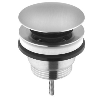 MINIMAL umývadlová výpusť 5/4“, univerzálna, veľká krytka, nerez mat MI059 60224
