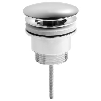 Umývadlová výpusť 5/4“, neuzatvárateľná, veľká zátka, 5-65mm, chróm CV3004 55649