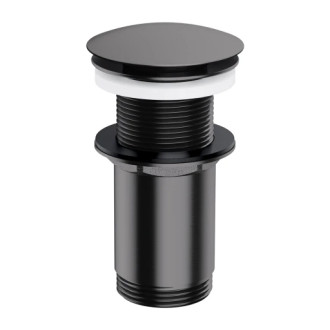 Omnires click-clack výpust pre umývadlo bez prepadu kartáčovaný antracit A716AT
