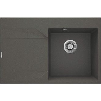 Deante EVORA jednodrez s odkvapom, ľavý, 760x500x195 mm, 3,5"", antr.metalíza ZQJ_T11L