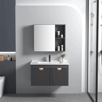 REA Sada kúpeľňového nábytku s umývadlom Mario 60cm Grey -M0006 REA-M0006