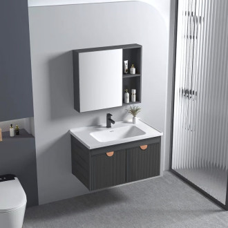 REA Sada kúpeľňového nábytku s umývadlom Mario 60cm Grey -M0006 REA-M0006