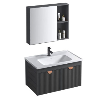 REA Sada kúpeľňového nábytku s umývadlom Mario 60cm Grey -M0006 REA-M0006
