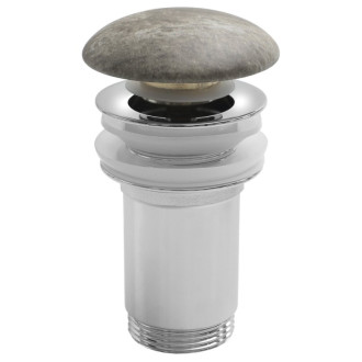 Umývadlová výpusť 5/4“, click-clack, keramická zátka, breccia mramor AR900BM 58596