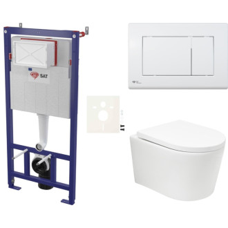 Závesný wc set do ľahkých stien / predstenová SAT BREVIS SIKOSSBRTOR20KECO
