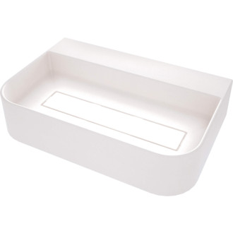 Deante ARNIKA umývadlo s krytom, granit, alabaster, 605x405 mm CQA_AU6S