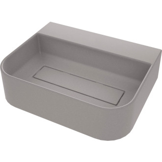 Deante ARNIKA umývadlo s krytom, granit, šedá metalíza, 505x405 mm CQA_SU5S