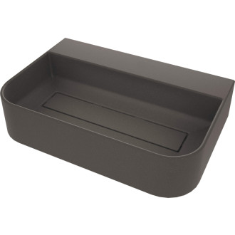 Deante ARNIKA umývadlo s krytom, granit, antracitová metalíza, 605x405 mm CQA_TU6S