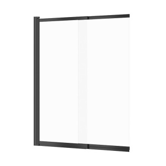 Cersanit Larga vaňová zástena posuvná 2krídla 140x115 čierna S932-142