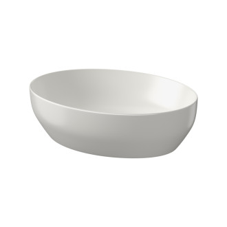 Cersanit Larga umývadlo na dosku elipsa 50x38 svetlo šedá K677-047