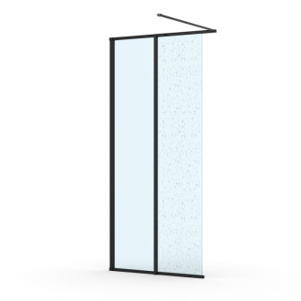 Sprchová zástena SAT Walk-In so stieracou lištou 130 cm SATWISL130C