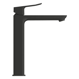 Vysoká umývadlová batéria Grohe Dice bez výpuste matná čierna 1018922430