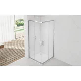 Sprchovací kút štvorec 80x80 cm SAT TEX SATBKTEXQ80