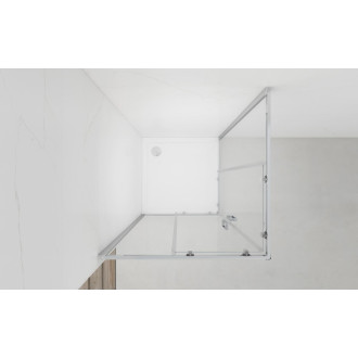 Sprchovací kút štvorec 80x80 cm SAT TEX SATBKTEXQ80