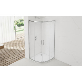 Sprchovací kút štvrťkruh 90x90 cm SAT TEX SATBKTEXS90