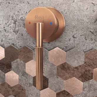 REA Podomietková batéria Argon Brush Copper + BOX REA-B2093
