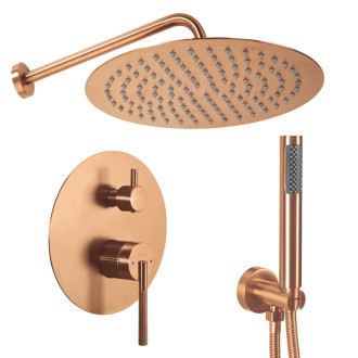 REA Podomietková sprchová sada Argon Brush Copper + BOX REA-P4330