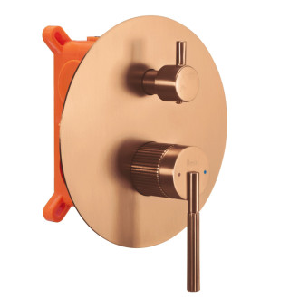 REA Podomietková sprchová sada Argon Brush Copper + BOX REA-P4330