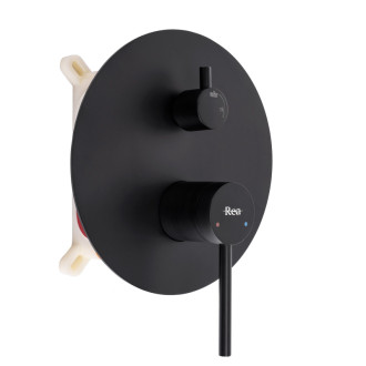 REA Podomietková sprchová sada Foss Clif Black + BOX REA-P5968