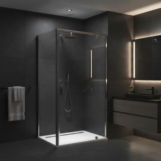 REA Primo Swing Sprchovací kút 90x90 Chrome KPL-K5256