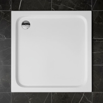 REA Sprchová akrylová vanička Belmond White 80x80 REA-K4370