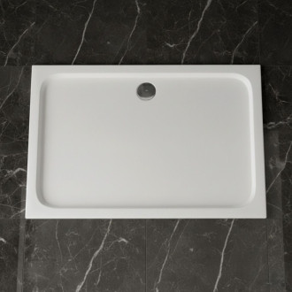 REA Sprchová akrylová vanička Belmond White 80x100 REA-K4372