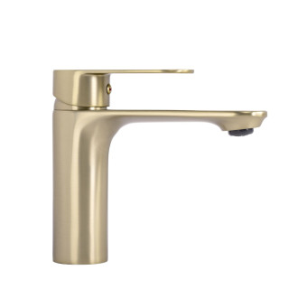 Umývadlová batéria REA Drop Brush Gold low