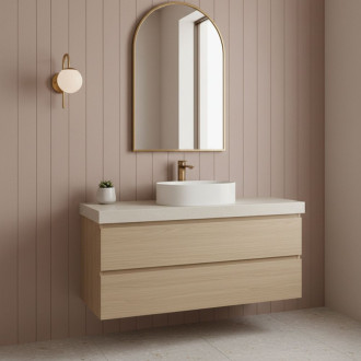 Umývadlová batéria REA Drop Brush Copper low