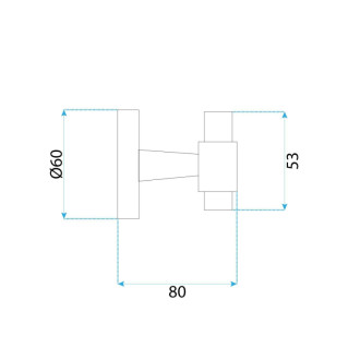 Kúpeľňový vešiak 16101 Aristo Brushed Gold