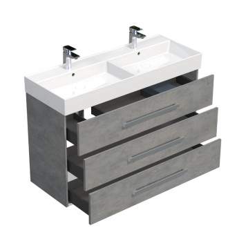 CUBE WAY skr. s um. SAT 120 cm betón CUBE461203BESAT