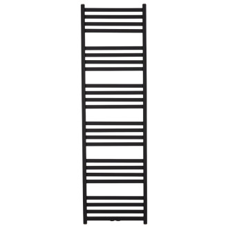 CERANO - Kúpeľňový radiátor Fulgidus - bočné pripojenie - 765W - čierna matná - 1800x530 mm