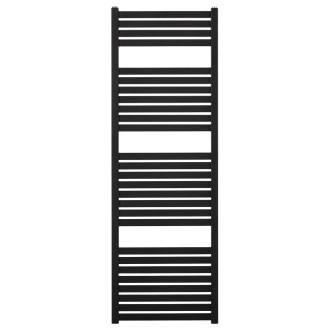CERANO - Kúpeľňový radiátor Vincenzo - bočné pripojenie - 500W - čierna matná - 1330x450 mm