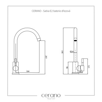 NIORO - Sabia E2 batéria drezová - béžová matná