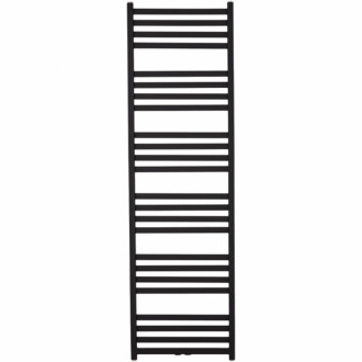 CERANO - Kúpeľňový radiátorový set Fulgiduson - kombinované vykurovanie, wifi tyč - bočné jednobodové pripojenie - 765W - čierna matná - 1800x530 mm