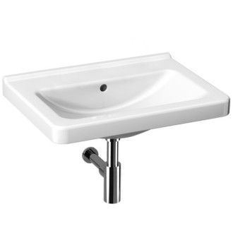 Umývadlo Jika Cubito 65x48,5 cm bez otvoru pre batériu H8104240001091