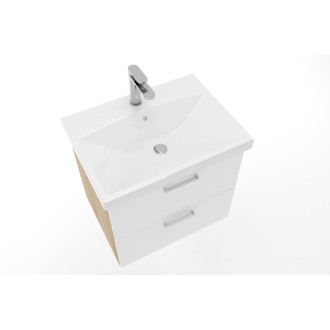 Naturel Vario skrinka s umývadlom Brevis 60cm dub/biela VARIO260ZDBBL