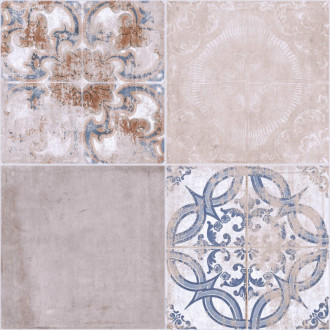 Dlažba Štýl Ogan Tours mix 45x45 cm mat TOURS45MIX