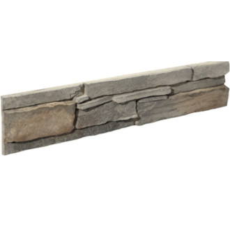 Obklad Stones Bedrock grey 11,7x55 cm reliéfny BEDROCKGR
