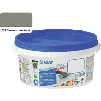 Mapei KERAPOXY EASY DESIGN 113 CEMENTOVO ŠEDÁ 1,5kg 5KB011302
