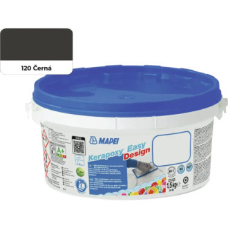 Mapei KERAPOXY EASY DESIGN 120 ČIERNA 1,5kg 5KB012002
