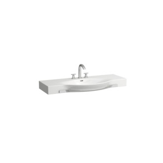 Dvojumývadlo Laufen Palace 120x51 cm otvor pre batériu uprostred H8117040001041